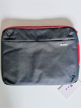 Voova Padded Laptop Tablet Sleeve Case 13” Gray Orange NWT